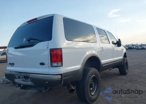 2001 Ford Excursion Limited из США, поврежденный, VIN 1FMSU43F11EA24554